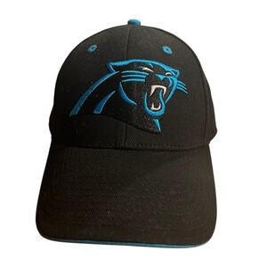 Carolina Panthers Hat Cap‎ Adjustable NFL Team Apparel Snap Back Black
